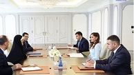 دیدار ابتکار با همسر رئیس جمهور آذربایجان (عکس)