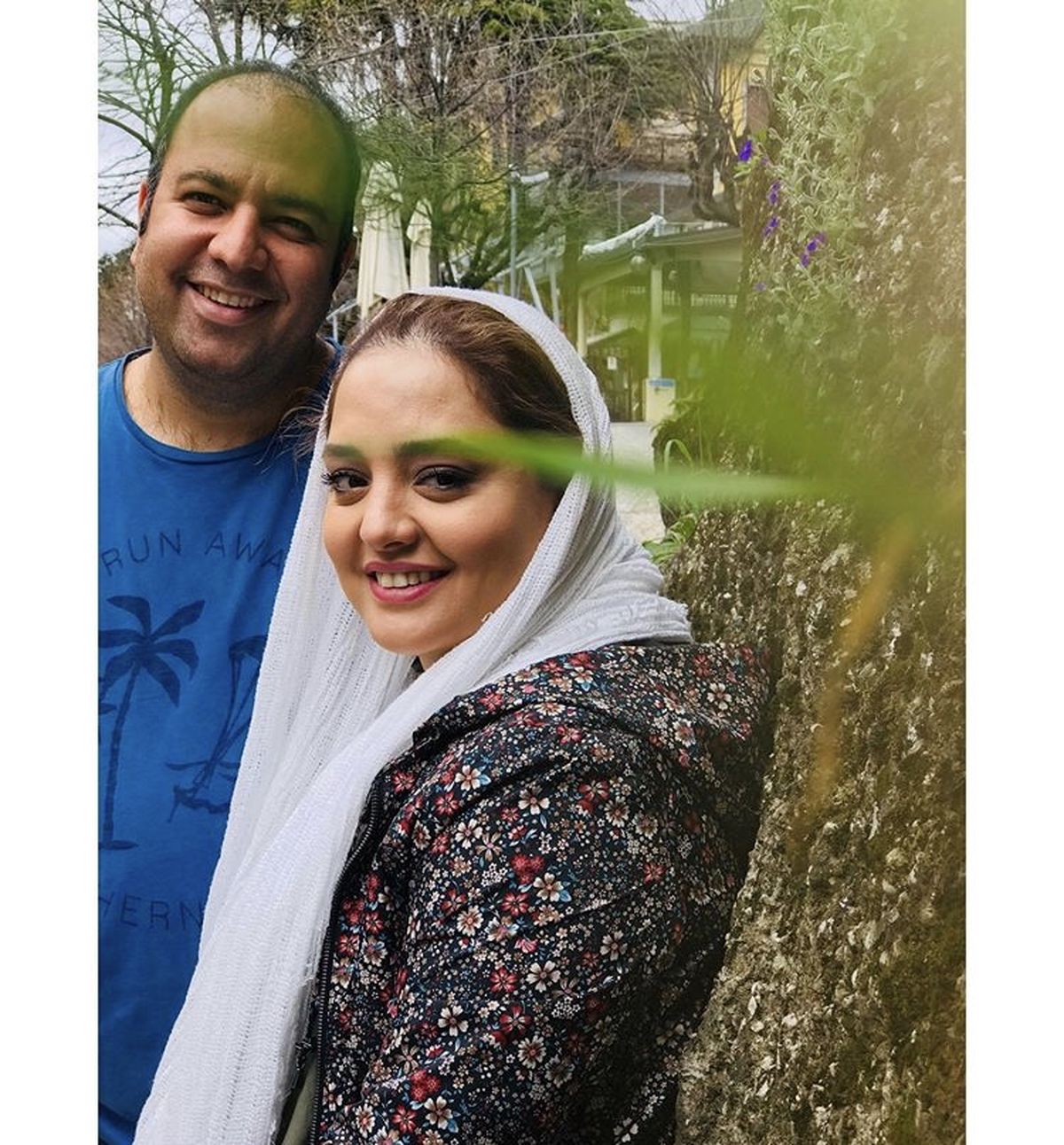 حال خوب نرگس محمدی و همسرش + عکی