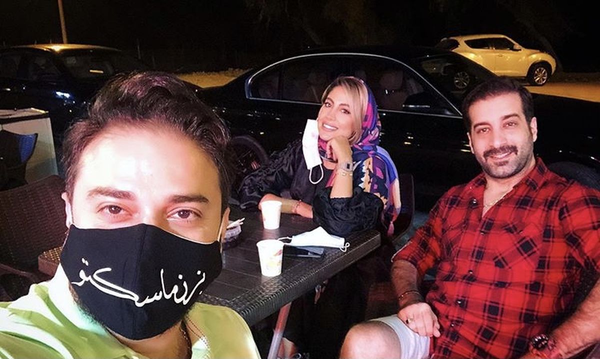 بابک‌ جهانبخش ‌و‌ همسرش در کیش + عکس
