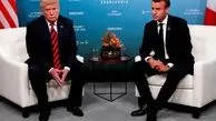 رد انگشت شست ماکرون روی دست ترامپ (عکس) / ماکرون: هدفدار بود