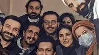 حامد بهداد و عوامل سریال می خواهم زنده بمانم + عکس