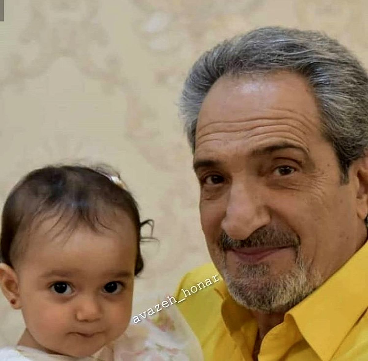 خشایار راد و‌نوه کوچولوش + عکس