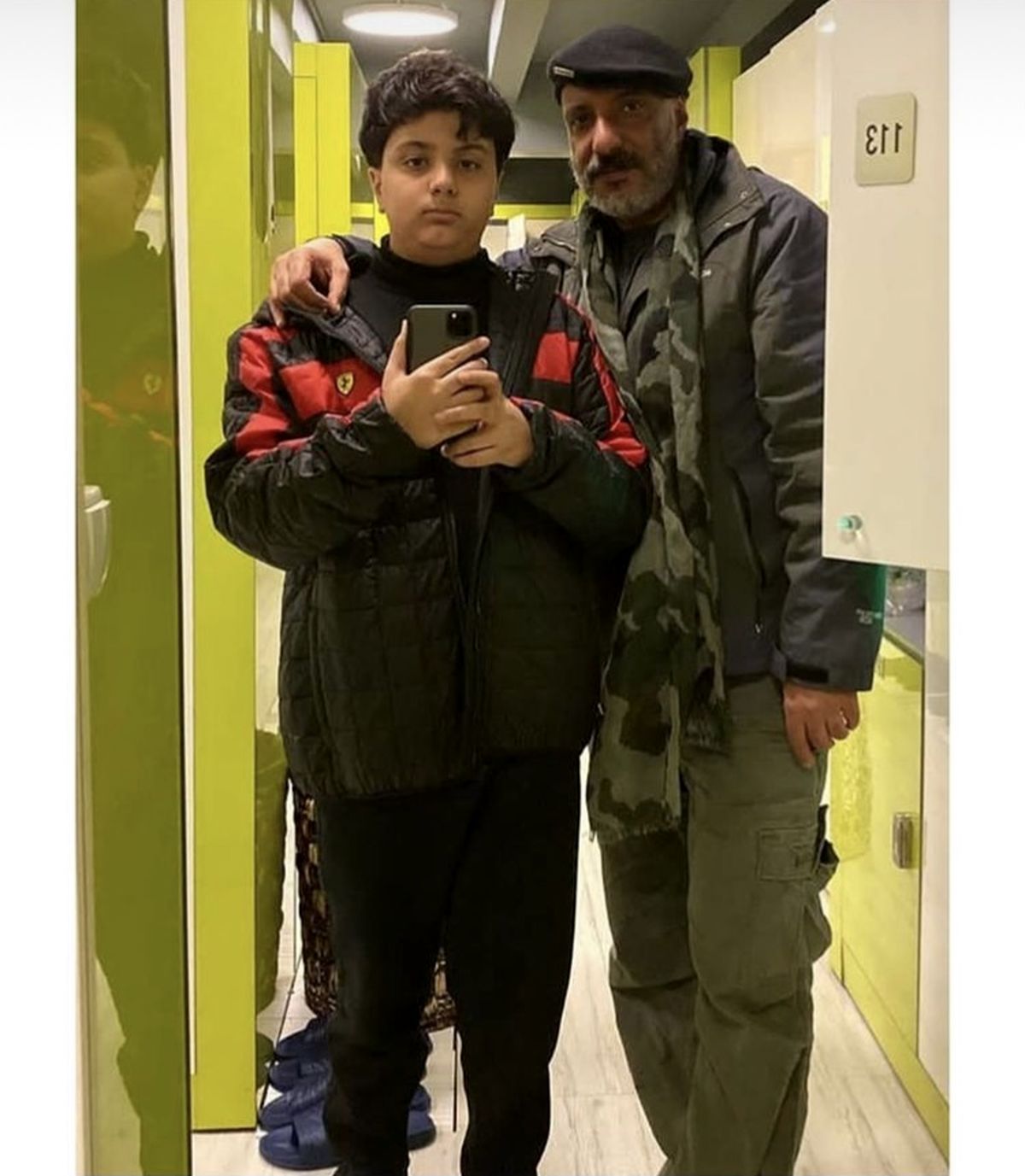 امیر جعفری در کنار پسرش + عکس