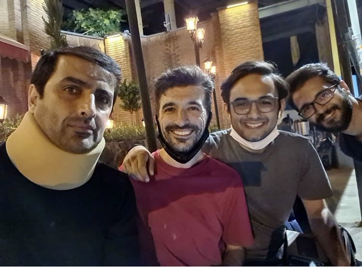 سلفی های شبانه امین زندگانی + عکی