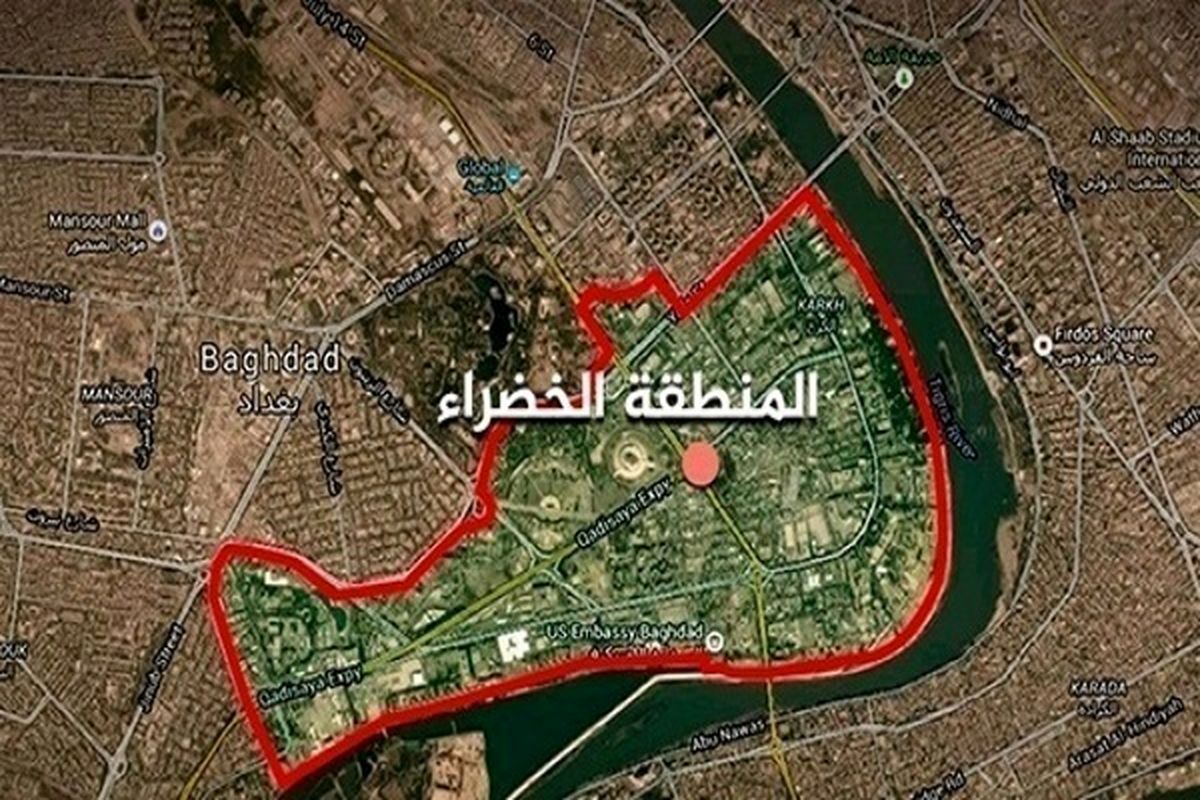 حمله راکتی به سفارت آمریکا در بغداد
