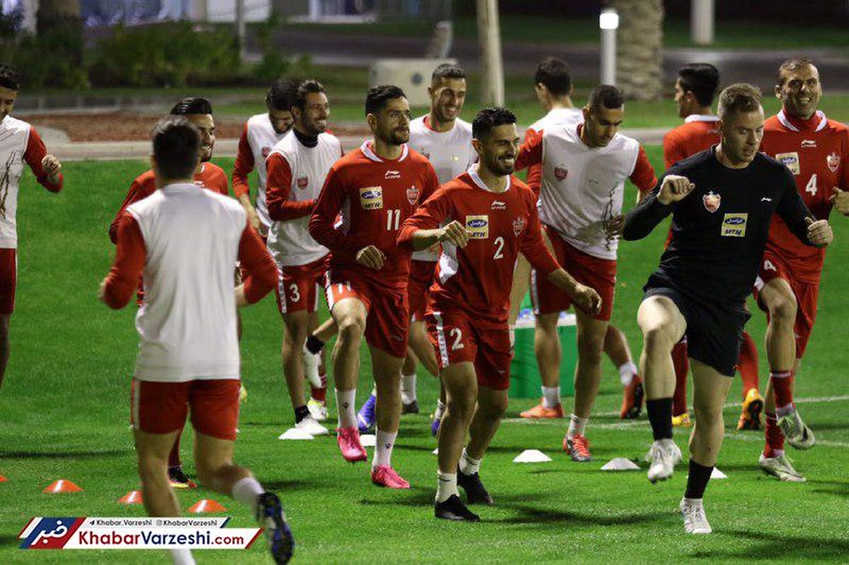 پرسپولیس در قطر گرم کرد