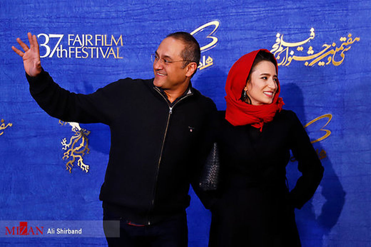  ژست‌های رامبد جوان و نگار جواهریان پیش از نمایش «طلا»/تصاویر 