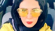 تیپ زرد خانم بازیگر مشهور + عکس