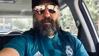 سلفی علی انصاریان پشت فرمون + عکس