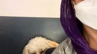 سگ بامزه سولماز غنی + عکس