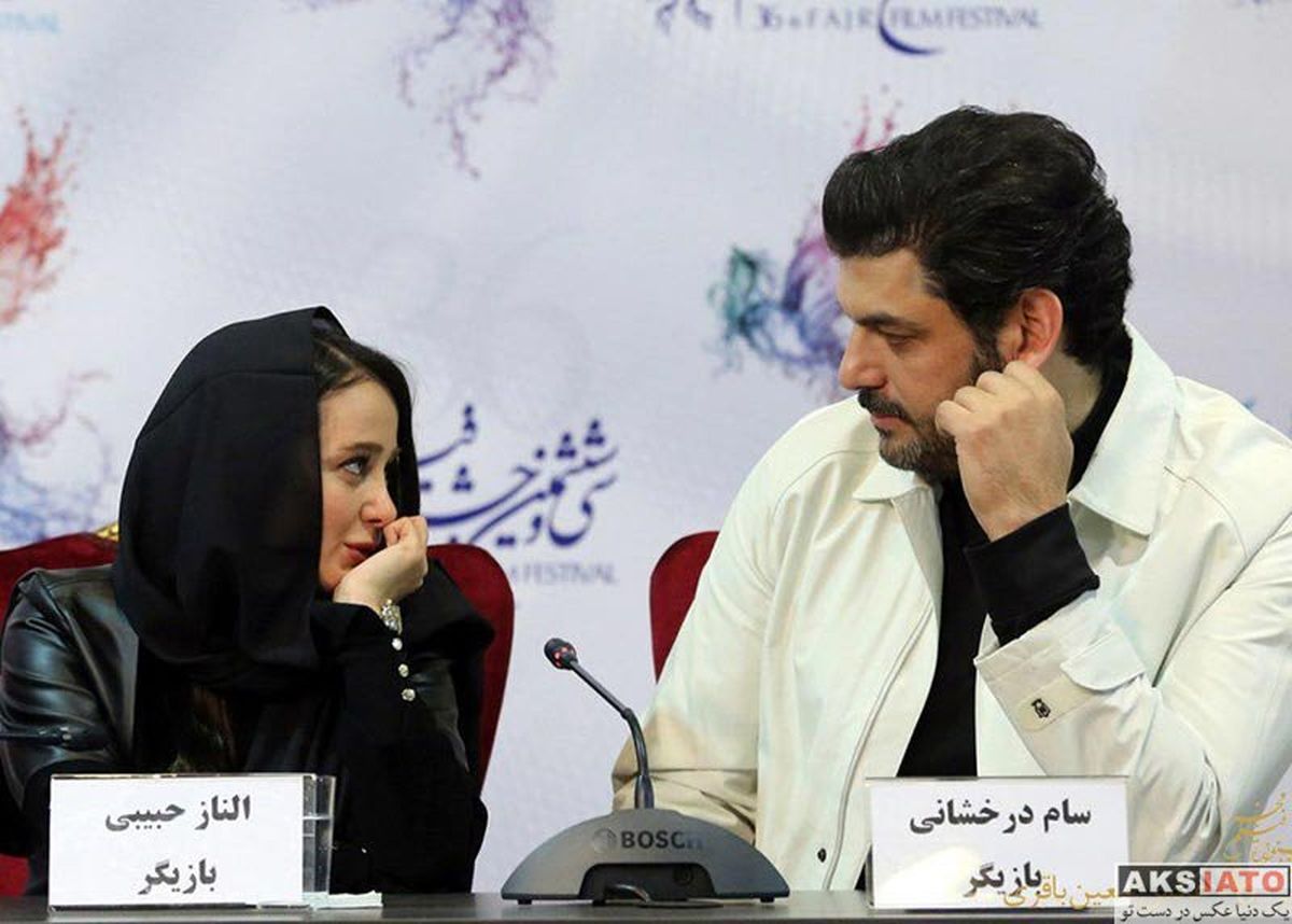 شوخی بازیگر مرد با الناز حبیبی+عکس