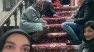 الیکا عبدالرزاقی در پشت صحنه کار جدیدش + عکس