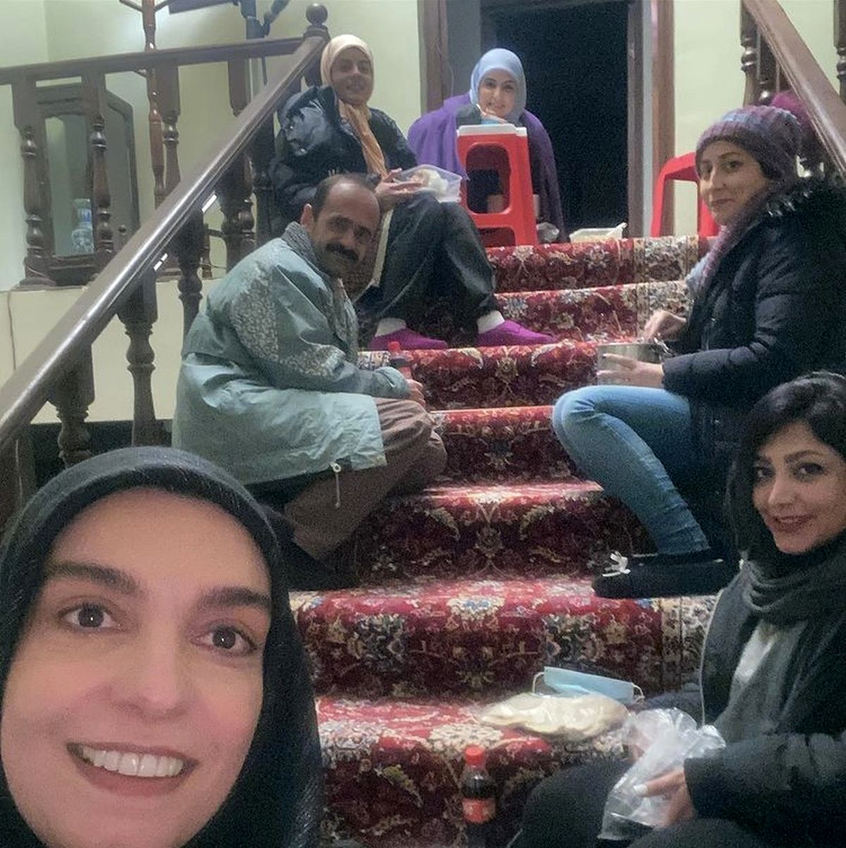 الیکا عبدالرزاقی در پشت صحنه کار جدیدش + عکس