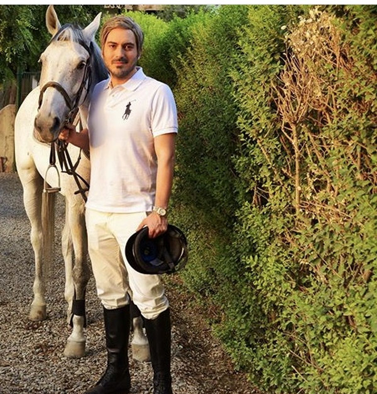اسب سواری نیما شاهرخ شاهی + عکس
