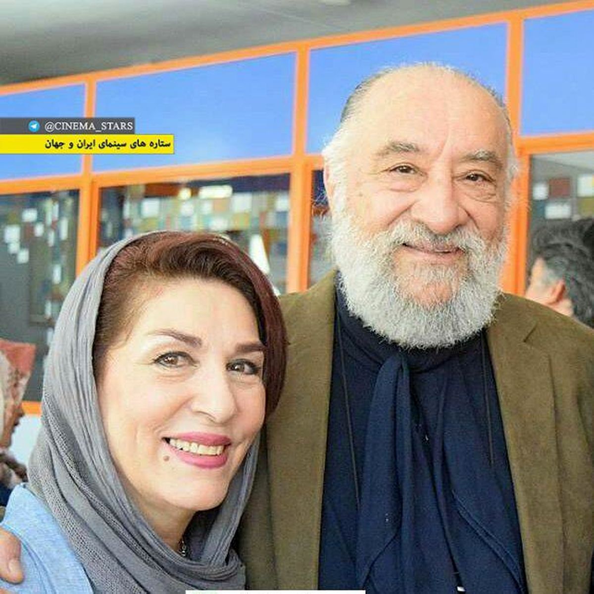 عکس داریوش ارجمند و همسرش