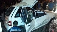 تصادف مرگبار دو دستگاه پراید در اتوبان تهران-قم
