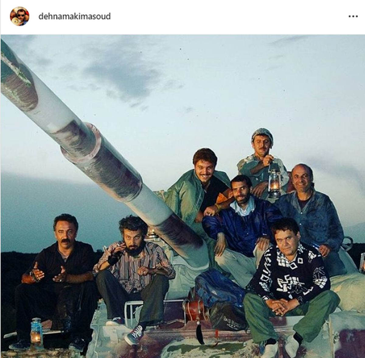 اخراجی ها روی تانک