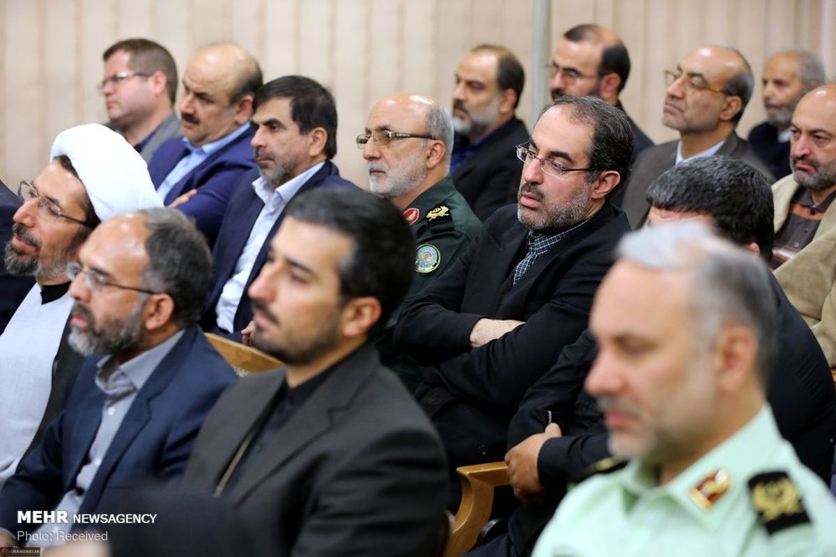 دیدار اعضای کنگره‌ی بزرگداشت شهدای استان قزوین با رهبر انقلاب