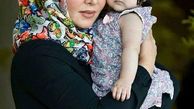 بازیگر چشم رنگی سینما و دختر نازش+عکس