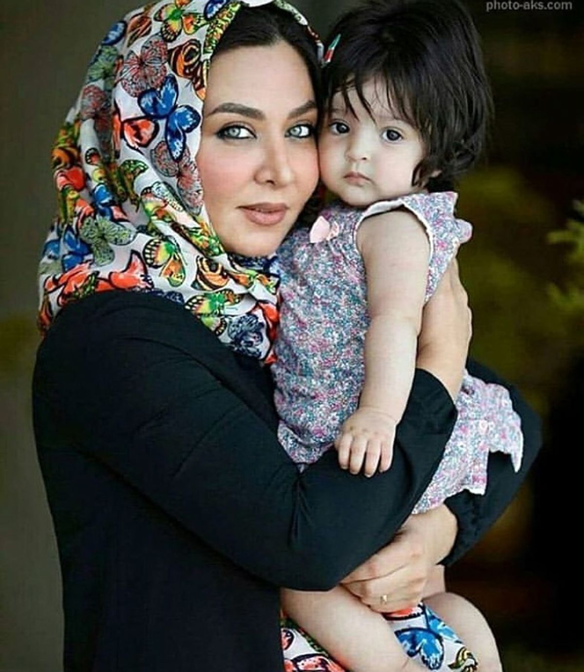 بازیگر چشم رنگی سینما و دختر نازش+عکس