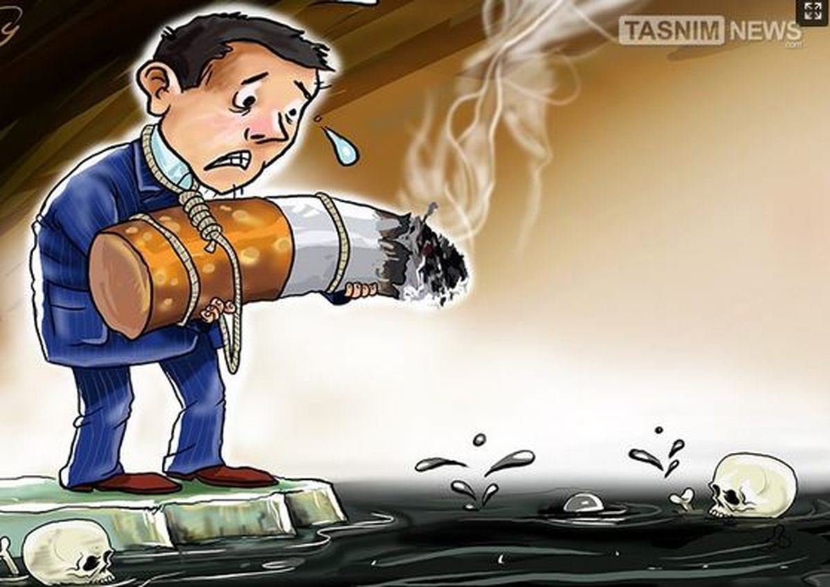 کاریکاتور/ خودکشی با سیگار!!! 