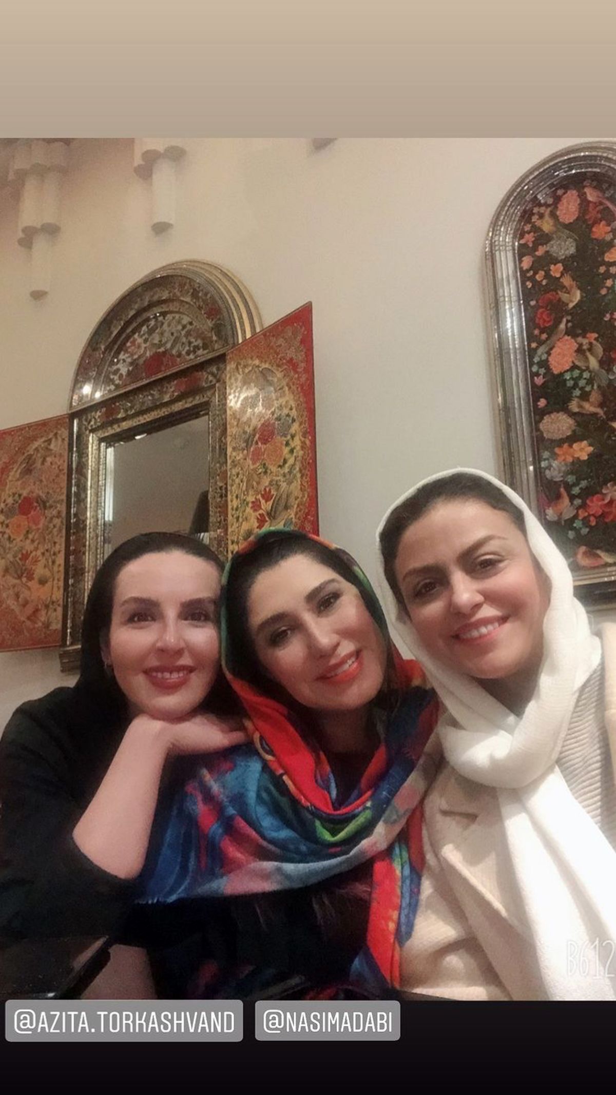نسیم ادبی و دوستانش + عکس