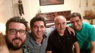 هم نشینی برادران کیایی با پرویز پرستویی + عکس