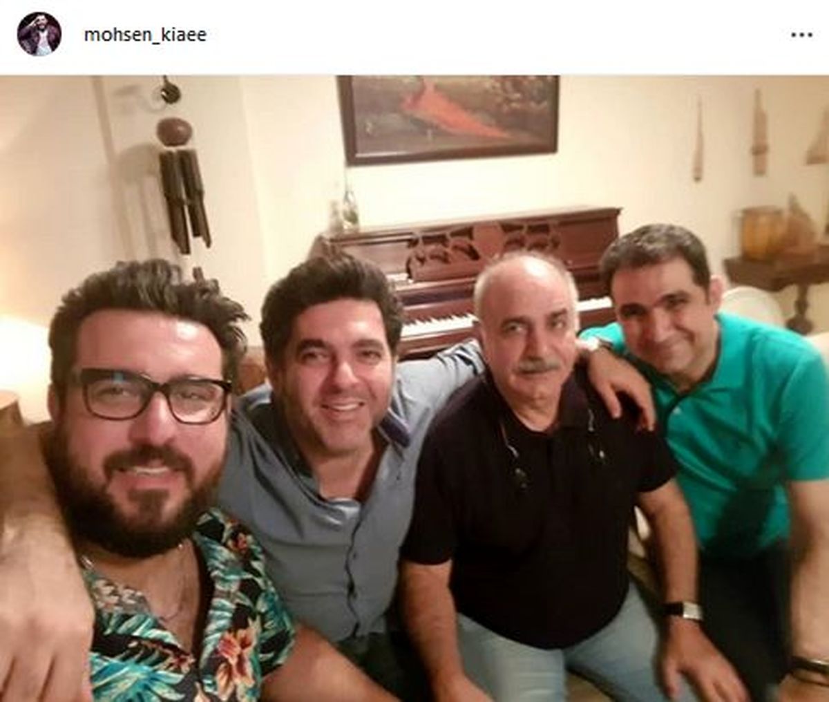 هم نشینی برادران کیایی با پرویز پرستویی + عکس