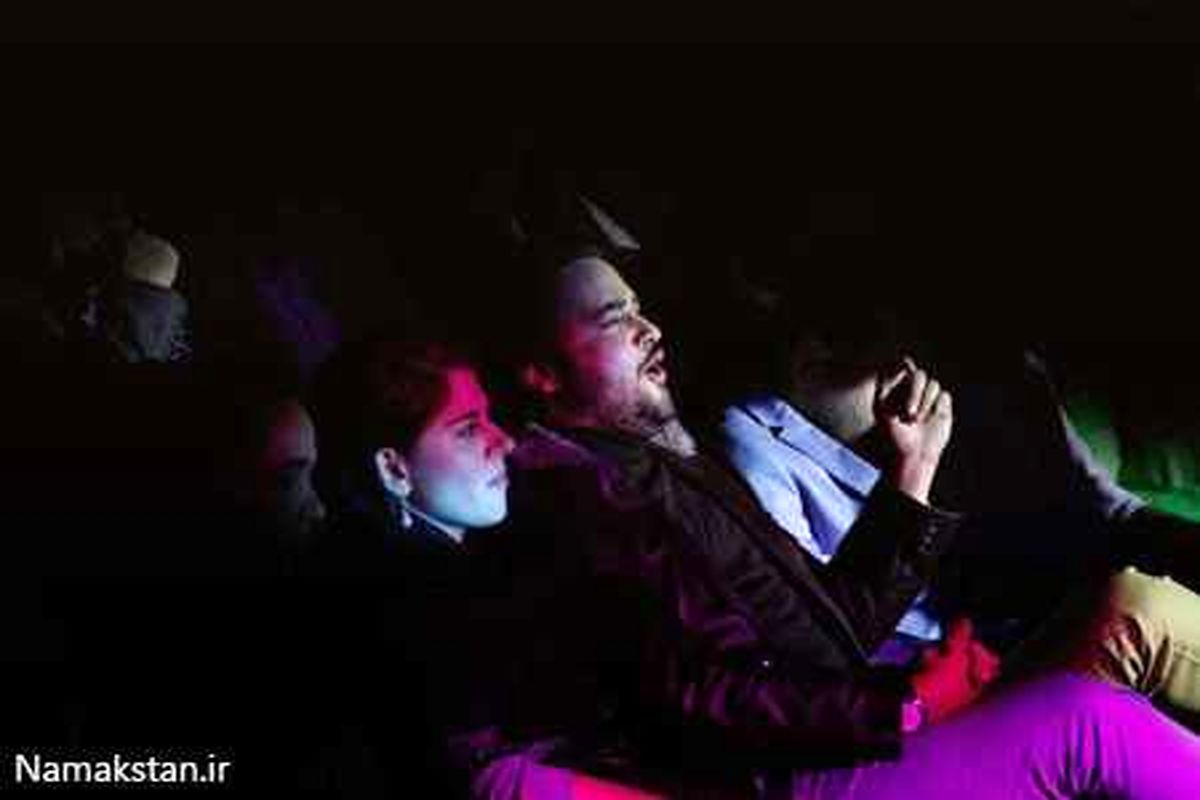 مهدی سلوکی و همسرش در کنسرت محمد علیزاده