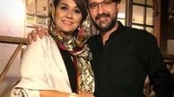 عکس امیرحسین مدرس و همسرش