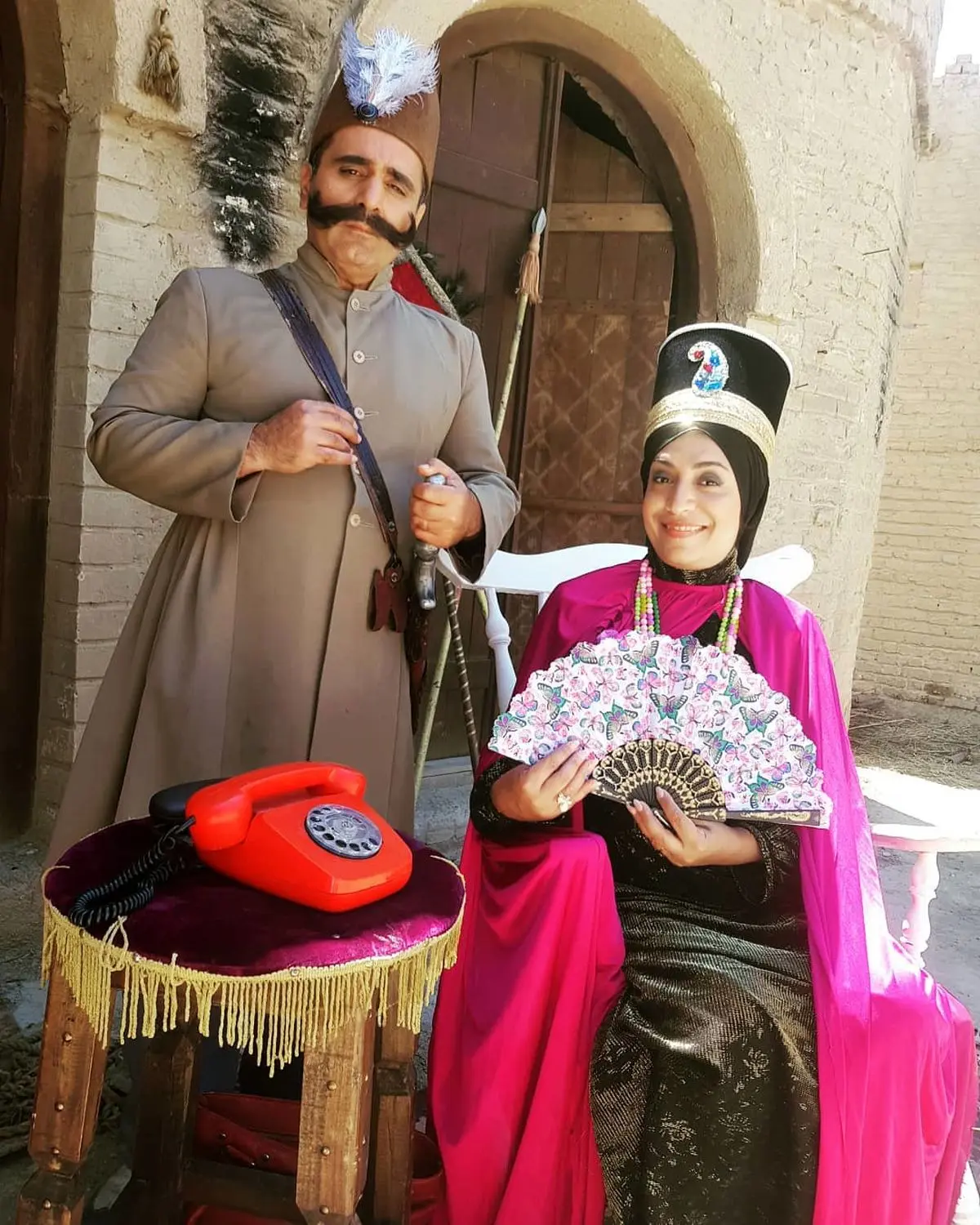 عکس سلطنتی ساناز سماواتی و حسین رفیعی