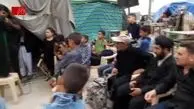 میزبانی کودکان عراقی از زائران اربعین