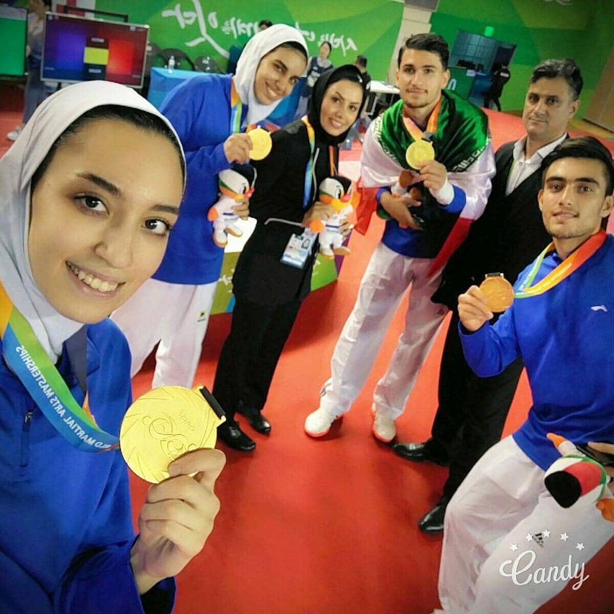 کیمیا علیزاده بازهم گل کاشت