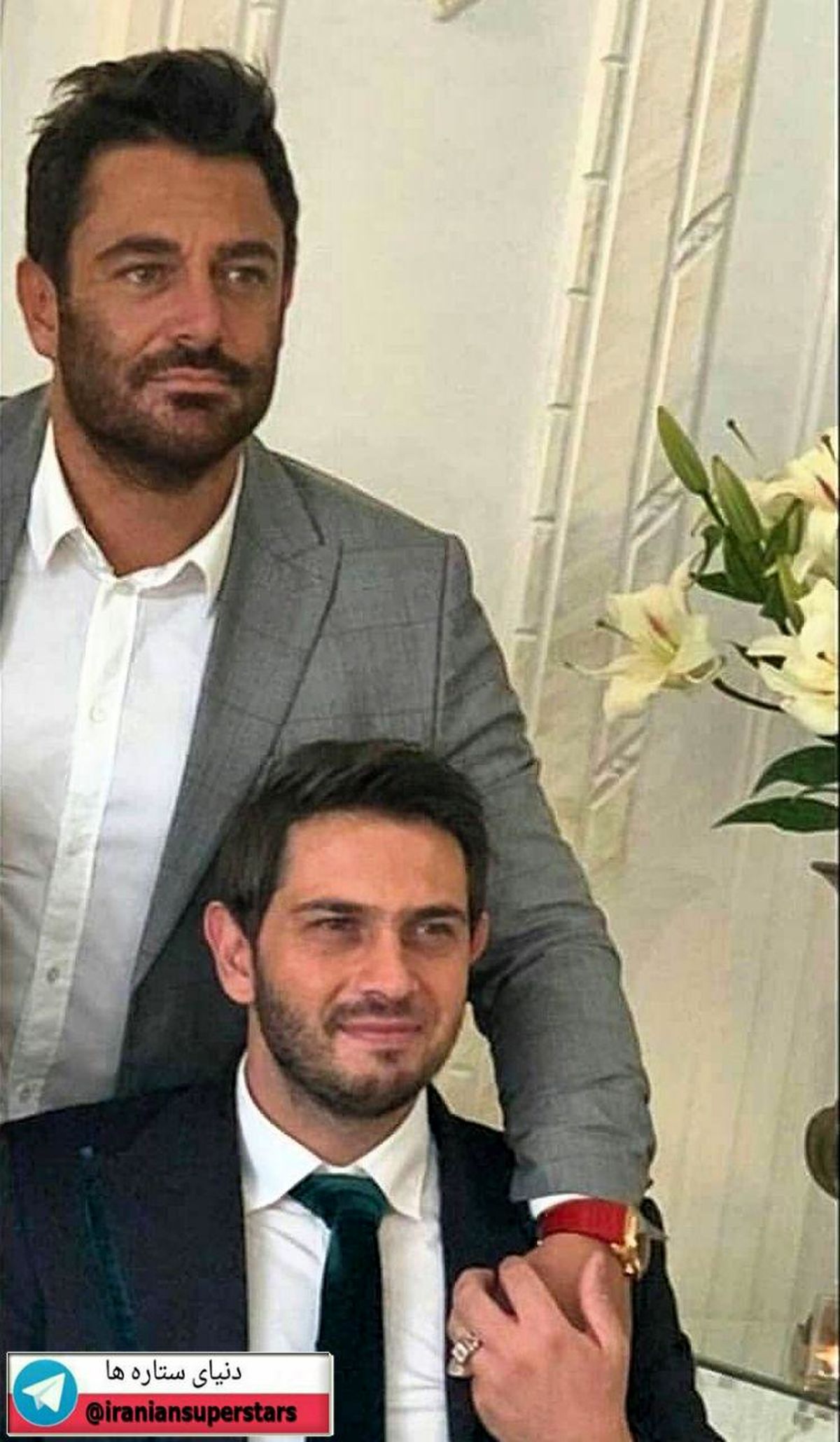 تیپ گلزار در عقد برادرش+عکس