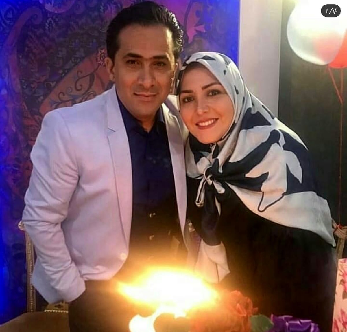 عکس احساسی خانم گوینده خبر و همسر خبرنگارش