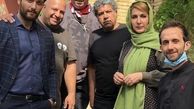 فاطمه گودرزی و همکارانش در پشت صحنه + عکس