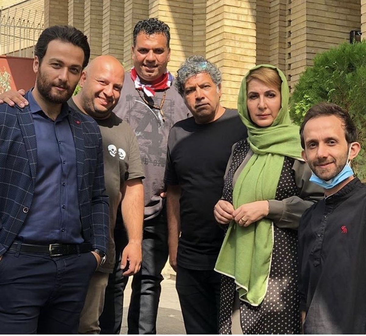 فاطمه گودرزی و همکارانش در پشت صحنه + عکس