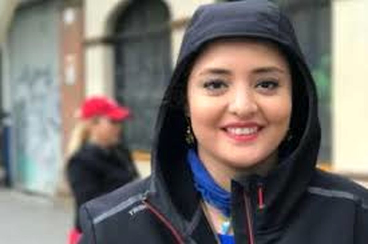 نرگس محمدی و برادر زاده اش/عکس