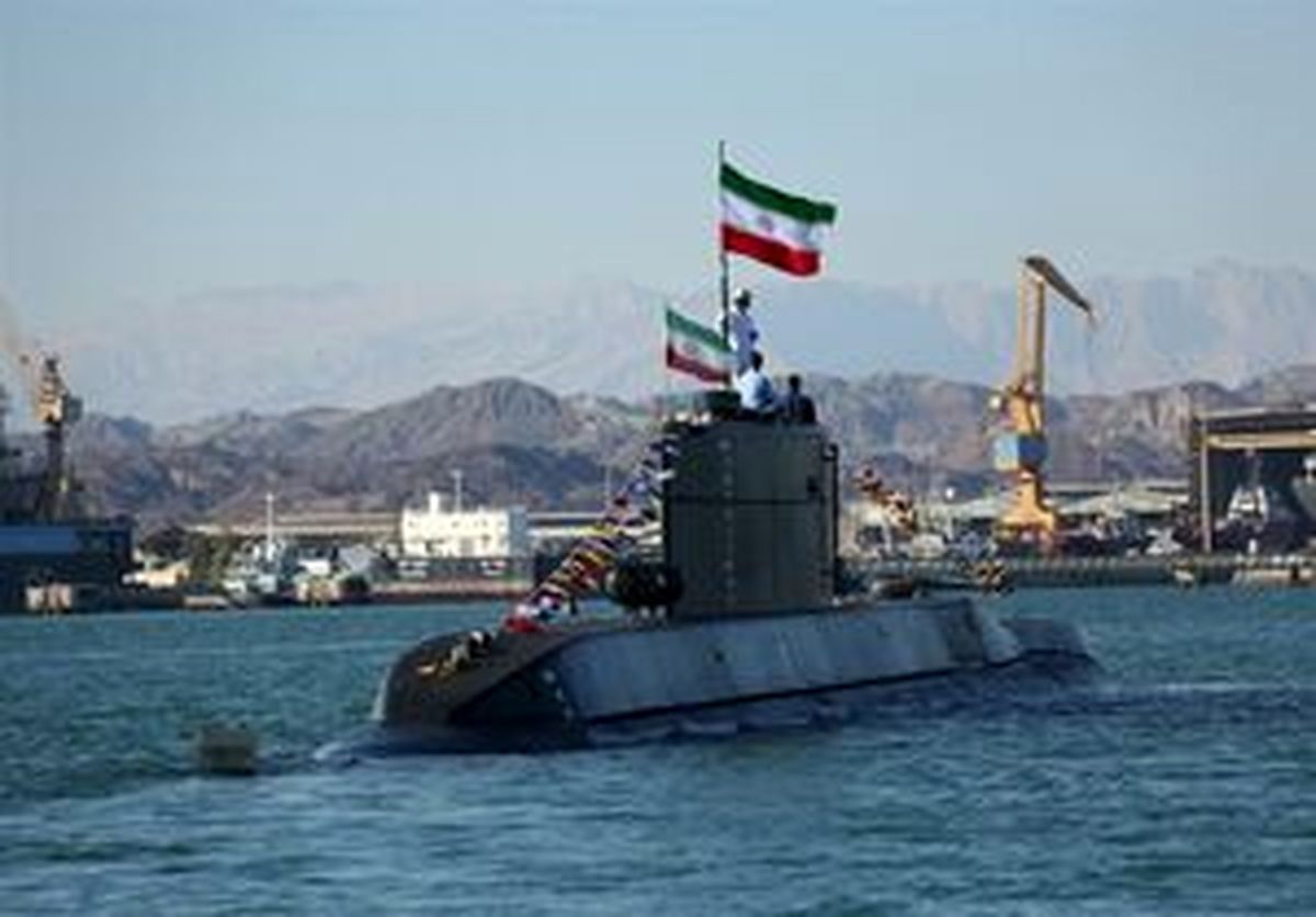 حضور زیردریایی ایرانی فاتح در رزمایش ارتش برای اولین بار