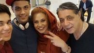 نسرین مقانلو برای دیدن فرزندانش به تگزاس رفت 