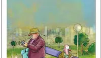 کاریکاتور خشکسالی سیستان و بلوچستان