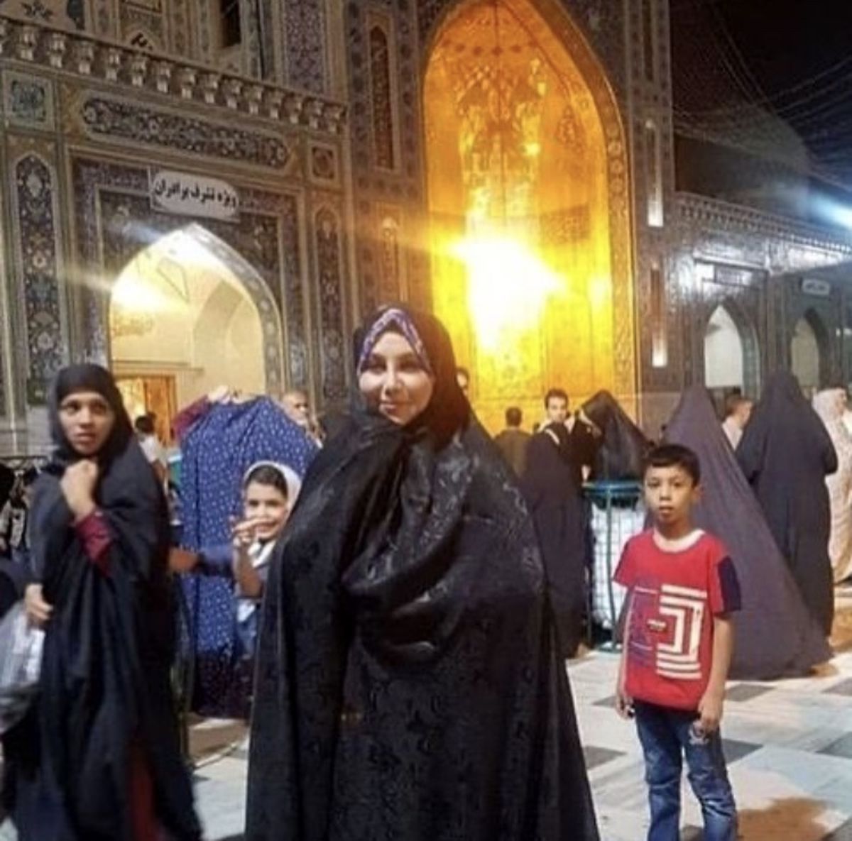 بهنوشبختیاری در زیارت + عکس