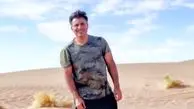 خواننده مشهور در دل کویر + عکس