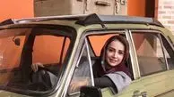 پیکان سبزرنگ و قدیمی شبنم قلی خانی + عکس