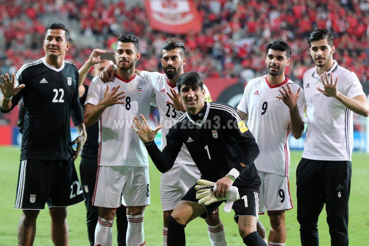 5، اسم رمز بازیکنان ایران برابر کره/عکس