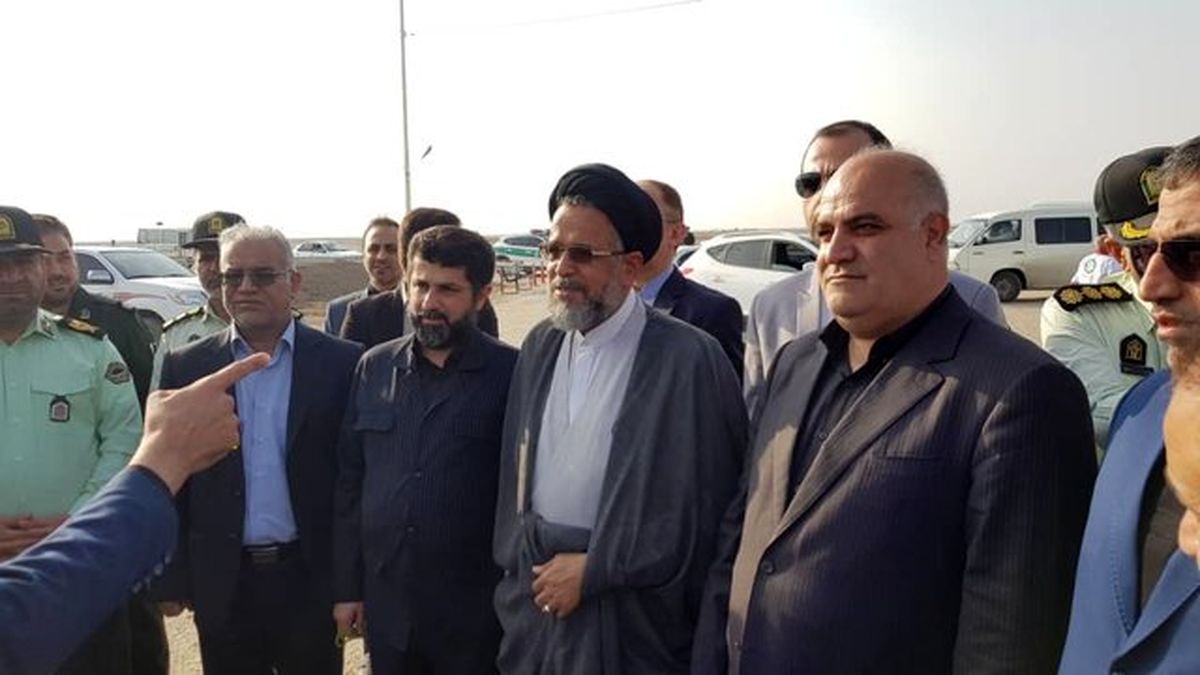 وزیر اطلاعات از مرز شلمچه بازدید کرد