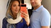 سلفی جدید بهرام رادان در کنار همسرش
