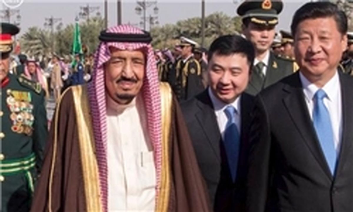 دیدار پادشاه عربستان و رئیس‎جمهور چین