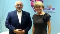 دیدار ظریف با همتای استرالیایی خود