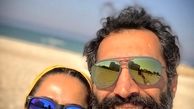 عاشقانه های هادی کاظمی و سمانه پاکدل در سواحل جزیره کیش + عکس